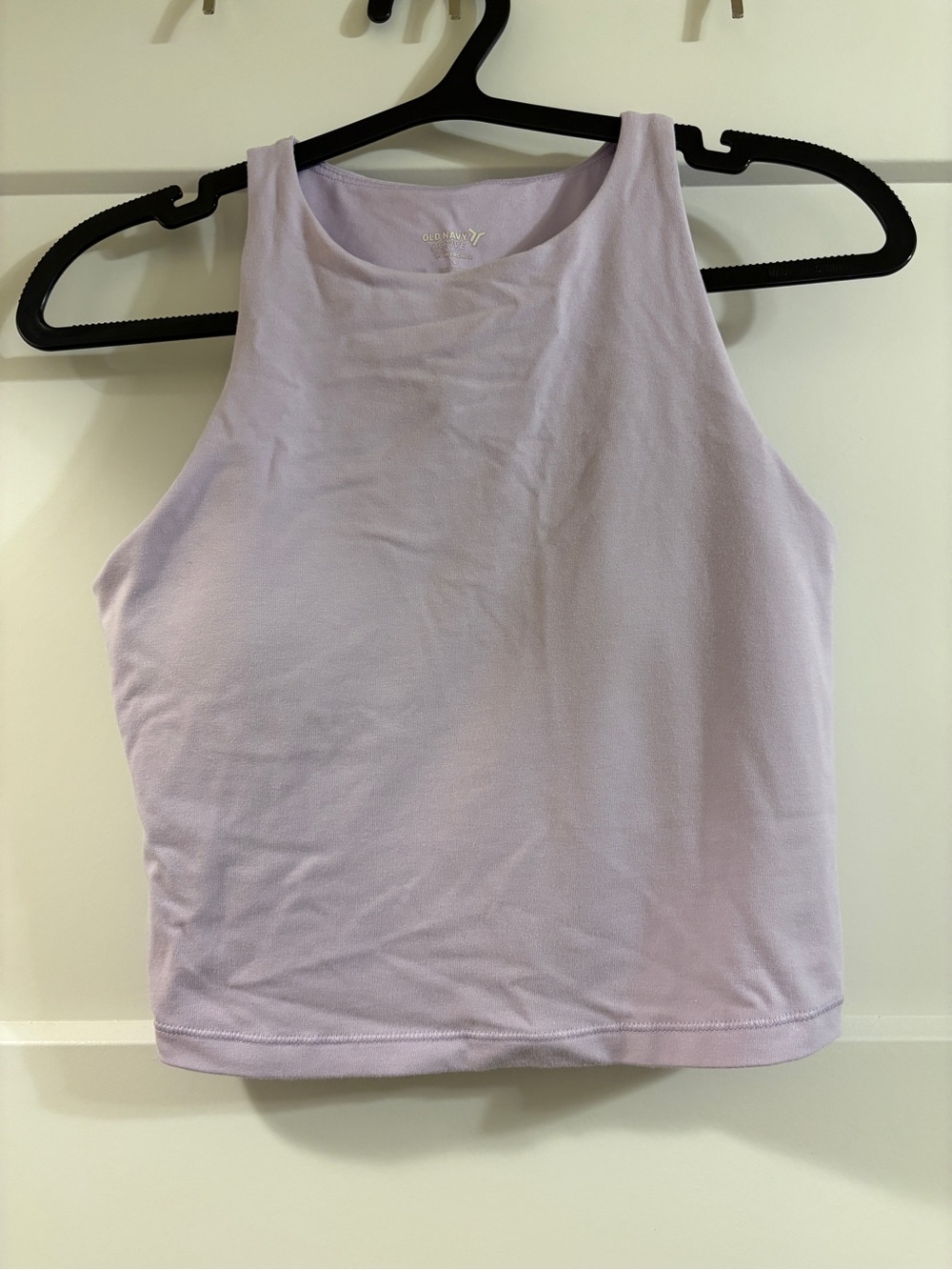 Old Navy Lavender High-Neck Padded Tank Top